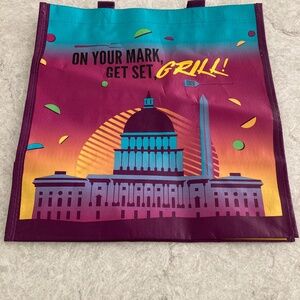DC Giant BBQ Battle 80's inspired Tote Bag